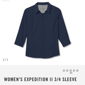 Royal ROBBINS WOMEN'S EXPEDITION II 3/4 SLEEVE